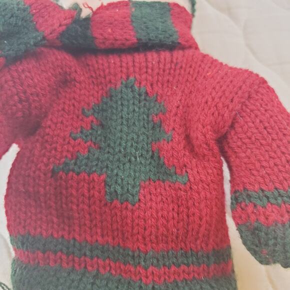 Vintage Crazy Mountain Imports Snowman Standing 13" Figurine Christmas Decor Red - Picture 3 of 9